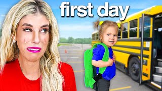 Daughter Survives First Day of School in Every Grade Emotional [upl. by Nomsed]