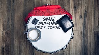 Ep 31 Tips for Muffling a Snare Drum [upl. by Dyane638]