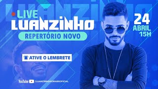 LIVE LUANZINHO  REPERTÓRIO NOVO [upl. by Razal]