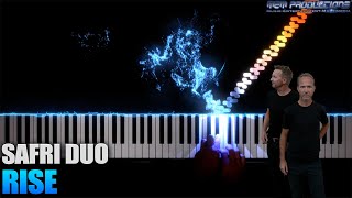 Keyboard  Piano Tutorial  Safri Duo  Rise Leave Me Alone [upl. by Noevad]