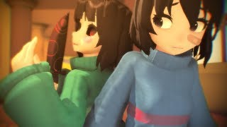 MMD x Undertale Wolf in Sheeps Clothing RUS COVER [upl. by Hume]