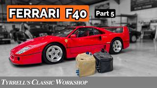 Ferrari F40 Part 5 Last Steps Before the Finish Line  Tyrrells Classic Workshop [upl. by Stoddard833]