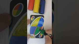 UNO CARD game 🎯 asmr 😍 subscribe ✨art asmr drawing unocards diy unoreversecard uno unoflip [upl. by Aniala]