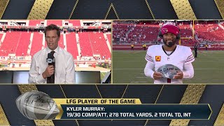 Tom Bradys LFG Player of the Game Cardinals QB Kyler Murray  Week 5 DIGITAL EXCLUSIVE [upl. by Mose396]