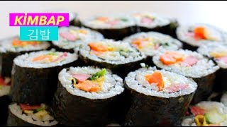 KOLAY VE LEZZETLİ KİMBAP 김밥 [upl. by Ainerbas]