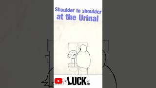 Urinals with NO DIVIDER animation funny 2danimation sketch [upl. by Janaya]