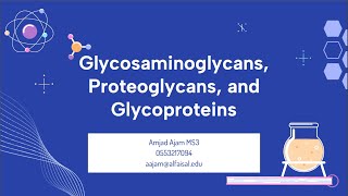 Glycosaminoglycans amp Glycoproteins  Amjad Ajam  MOL 114 PAL review session [upl. by Giff968]