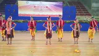 Sambalpuri dance  1st in national youth fest 201718  VISVABHARATI University [upl. by Brenza122]