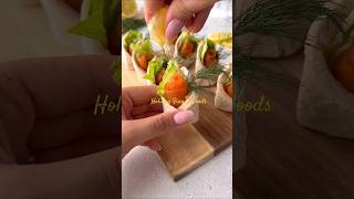 Smoked Salmon Appetizer fingerfoodspartyfoodholidaycookingrecipesinspirationsalmoneasyshort [upl. by Gayn696]