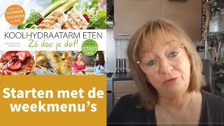 Uitleg starten met de weekmenus [upl. by Mandi925]