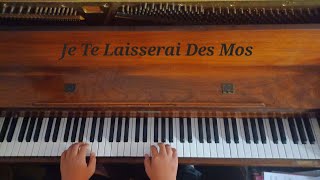 Je Te Laisserai Des Mots Piano Cover [upl. by Hgielyk]