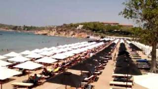 Astir Beach Asteras Vouliagmenis  Panoramic view [upl. by Ahseem]