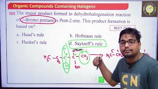 Q1  SAYTZEFFS RUKE  PYQs SOLUTIONS TOPIC WISE  HALOALKANES HALOARENES  NCERT  NEET amp JEE 2025 [upl. by Ahsuat]