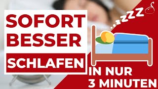 Sofort besser einschlafen mit diesem Trick Dauert nur 3 Minuten │ SanoGym [upl. by Trimmer]