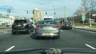 Driving Thru Central Avenue Yonkers New York City Ave Nathans Tower Records [upl. by Amles]