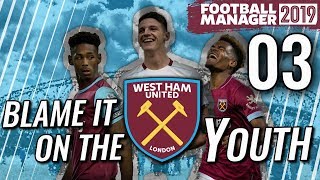 FM19 West Ham Ep 3  TRAINING AND MENTORING  Football Manager 2019 Lets Play [upl. by Treacy]