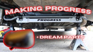 Integra Dc4Dc2 rear sway bar and subframe brace install  dream parts [upl. by Lardner]