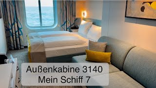 Außenkabine 3140  Mein Schiff 7 [upl. by Okihcim]