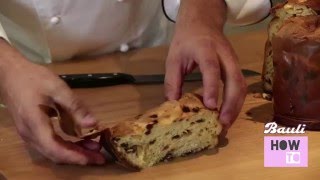 Easy Dessert How To  How to Cut Panettone [upl. by Araiek]