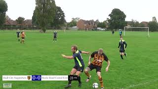 Hull City Supporters V Hessle Road UTD 1st half 8th October 2023 friendly [upl. by Sivam]