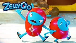 ZellyGo  Mega Volt JellyBean  HD Full Episodes  Funny Cartoons for Children  Cartoons for Kids [upl. by Aeneas]