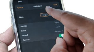 how to set alarm in iphone  how to set up reminder in iphone [upl. by Kennan]