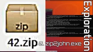 Internet Exploration 42zip amp zip2johnexe Me Going Into Mathematical Detail [upl. by Honora]