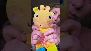 Crinkly giraffe ASMR no mic asmr asmrcrinkles asmrtrigger viralpost viralasmr tingles [upl. by Eecal]