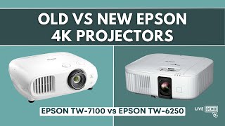 Epson EHTW 6250 vs EHTW 7100 4K Home Cinema Projector  Best 4K Home Theatre Projector in India [upl. by Yerrot949]