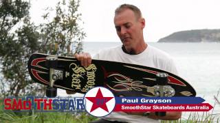 Surfing Skateboard Longboard 39quot Cruiser  SmoothStar [upl. by Greg93]