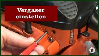 Vergaser einstellen bei Kettensäge von Dolmar [upl. by Adolphus825]