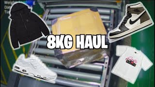 8KG PANDA HAUL INSANE JORDAN 1 NIKE TN TRAPSTAR CARTI MERCH [upl. by Orel]