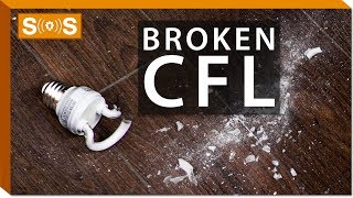 How To Clean Up A Broken CFL  Spec Sense [upl. by Josi]