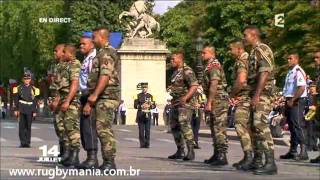 RugbyMania  O Haka francês  The french haka  Le Haka du 14 juillet  rugby [upl. by Edithe]