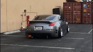 350z Tomei Exhaust Shoots Flames [upl. by Atinahs]