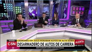 C5N  Policiales Desarmadero de autos de carrera Parte 1 [upl. by Eniad846]