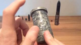 ww2 German no57 bomb fuse  20mm high explosive shell [upl. by Wayne]