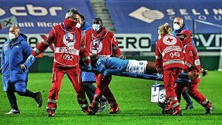 Victor Osimhen BAD head Injury Vs Atalanta [upl. by Leonie]