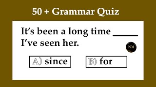 50  English Grammar Quiz  All 12 Tenses Mixed test  Test your English  No1 Quality English [upl. by Ainahpets]