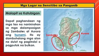 MGA LUGAR NA SENSITIBO SA PANGANIB  GITNANG LUZON  REHIYON 3 [upl. by Euphemie]