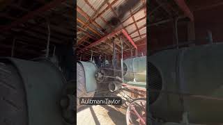 1918 Aultman amp Taylor 3060 Gas Tractor Belt Start [upl. by Annoval]