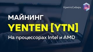 Майнинг Yenten на процессорах INTEL и AMD [upl. by Alvar]