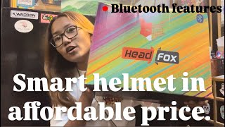 Best motorcycle smart helmet under RS4000Bluetooth helmetHeadfox N2 air helmet [upl. by Eekorehc]