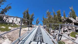 Ridge Rider Mountain Coaster in South Lake Tahoe  July 11 2019 [upl. by Ahso]