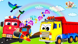 🎤 The Truck Songs For Kids 🎶 Street Vehicles amp Car For Kids  Car Cartoons For Baby [upl. by Ameyn]