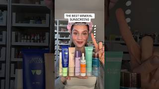 BEST MINERAL SUNSCREENS PT1 sunscreen mineralsunscreen spf skincare oilyskin bestsunscreens [upl. by Remsen825]