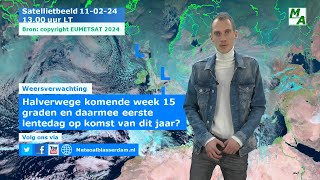 Voorjaarsvakantie zacht van start komende week 15 graden en eerste lentedag op komst van dit jaar [upl. by Ivets]