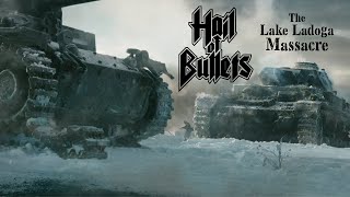 Hail of Bullets  The Lake Ladoga Massacre lyric video [upl. by Diantha772]