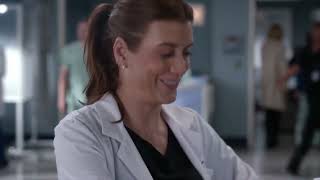 Stefania Spampinato as Carina Deluca on Greys Anatomy 19x11 p3 [upl. by Yrod]