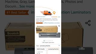 Scotch TL901X Thermal Laminator 1 Laminating Machine Gray Laminate Recipe [upl. by Daenis]